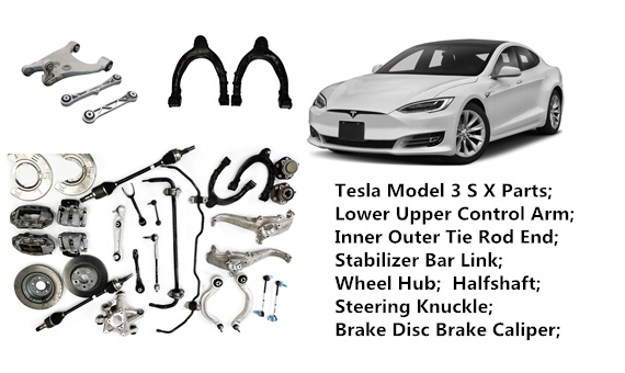Tesla Model S 3 X Chasis Catálogo De Piezas Lista De Precios